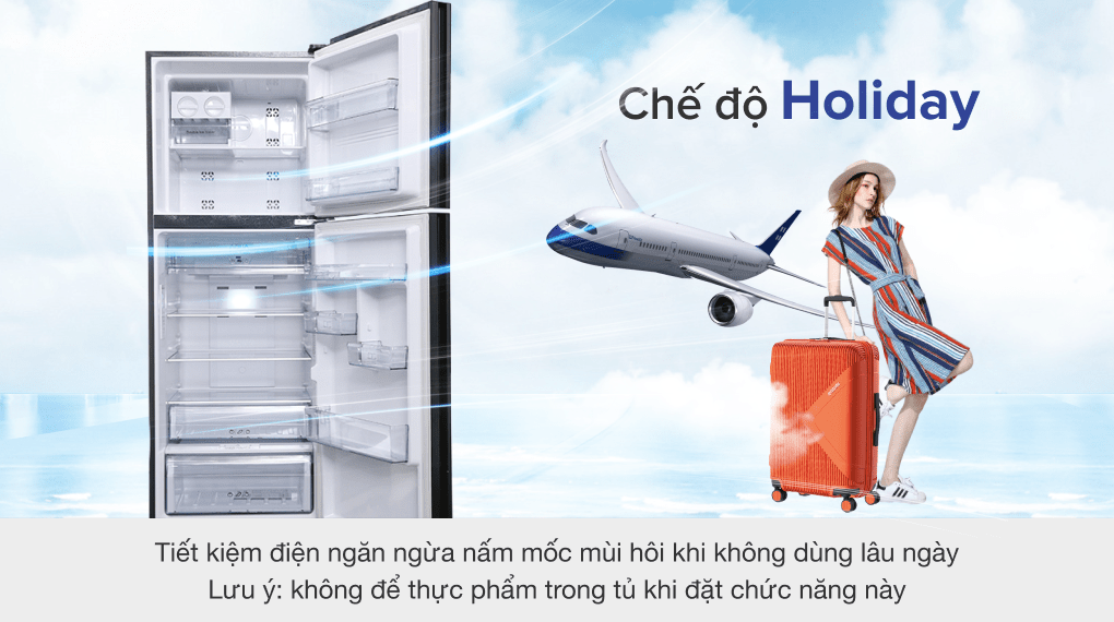 Tủ lạnh Aqua Inverter 318 lít AQR-IG356DN GBN