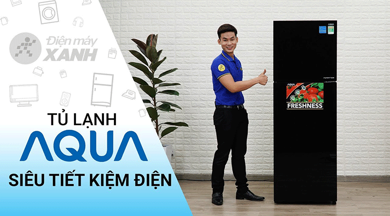Tủ lạnh Aqua Inverter 318 lít AQR-IG356DN GBN