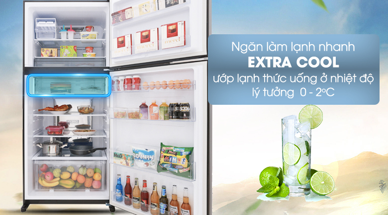 Tủ lạnh Sharp Inverter 556 lít SJ-XP595PG-BK