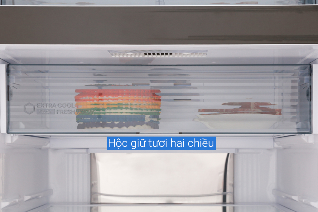Tủ lạnh Sharp Inverter 556 lít SJ-XP595PG-BK - 11