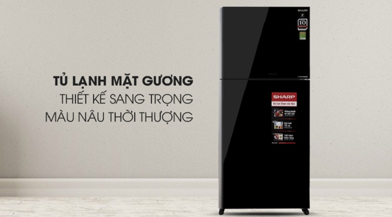 Tủ lạnh Sharp Inverter 613 lít SJ-XP595PG-BK