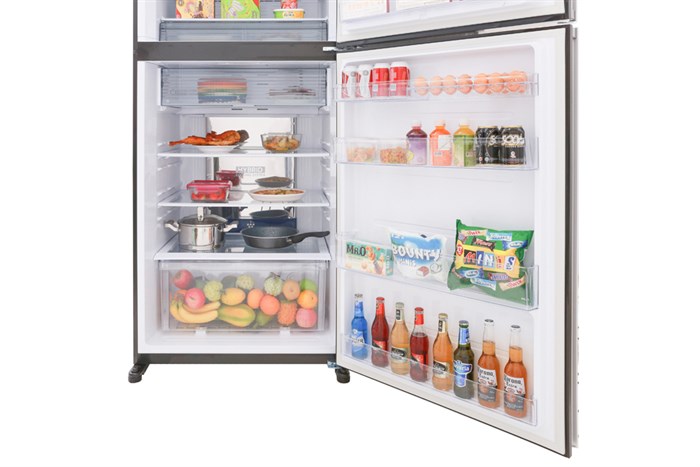 Tủ lạnh Sharp Inverter 556 lít SJ-XP595PG-BK Màu Đen