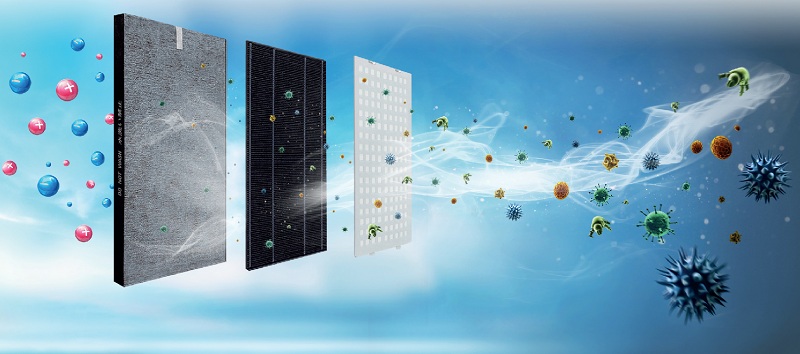 Tủ lạnh Sharp Inverter 364 lít SJ-XP405PG-BK – Công nghệ kháng khuẩn