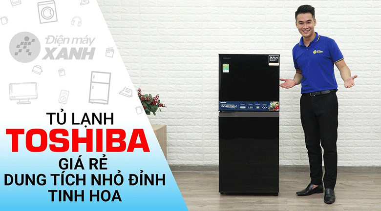 Tủ lạnh Toshiba Inverter 171 lít GR-M21VUZ1 UKK