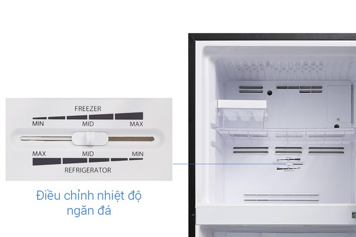 Tủ lạnh Toshiba Inverter 171 lít GR-M21VUZ1 UKK Màu Đen