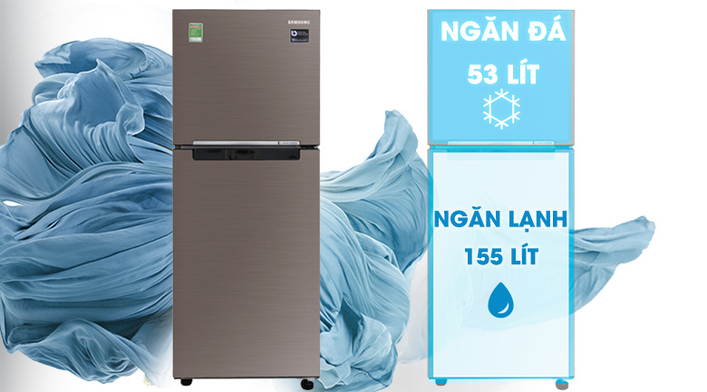 Tủ lạnh Samsung Inverter 208 lít RT20HAR8DDX/SV