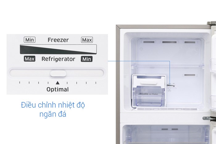 Tủ lạnh Samsung Inverter 236 lít RT22M4032DX/SV Màu Nâu