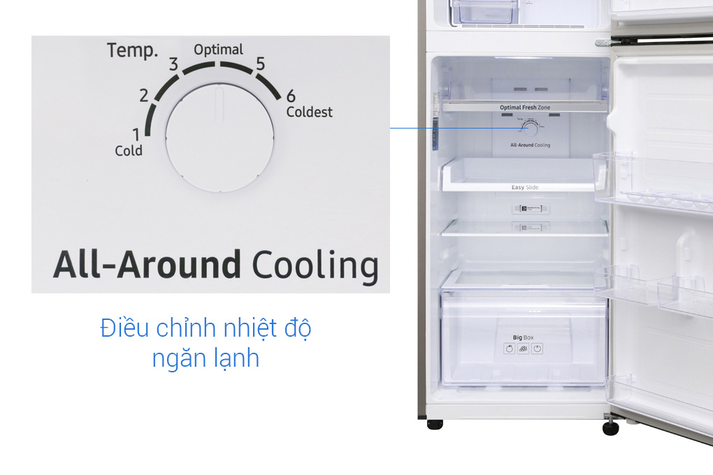 Tủ lạnh Samsung Inverter 236 lít RT22M4032DX/SV Màu Nâu
