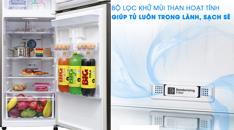 Tủ lạnh Samsung Inverter 321 lít RT32K5930DX/SV - Khử mùi