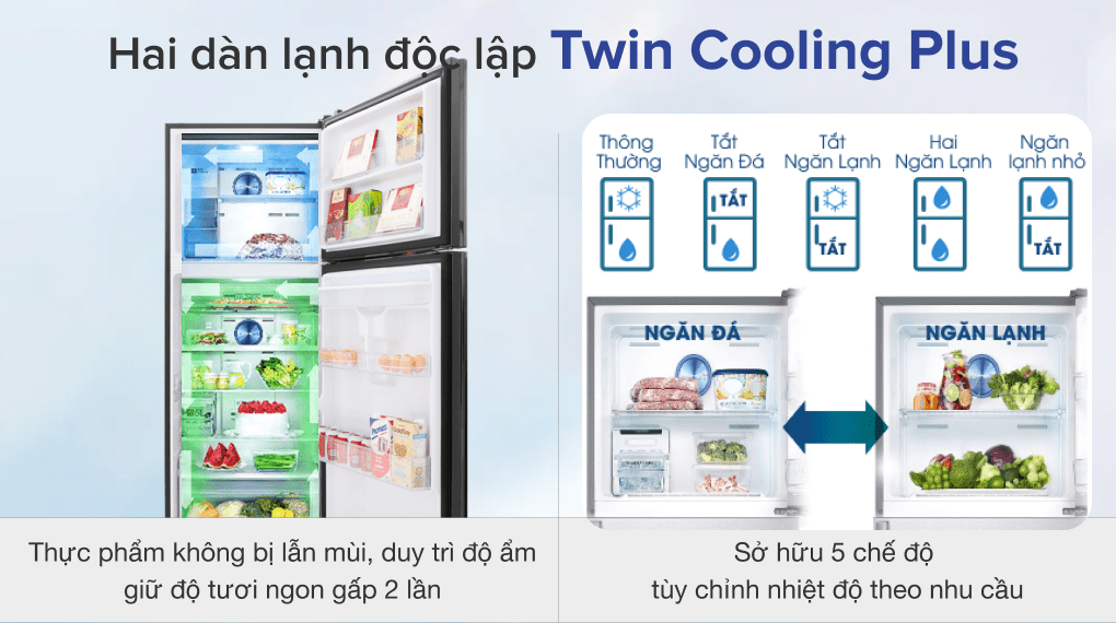 Tủ lạnh Samsung Inverter 360 lít RT35K5982BS/SV