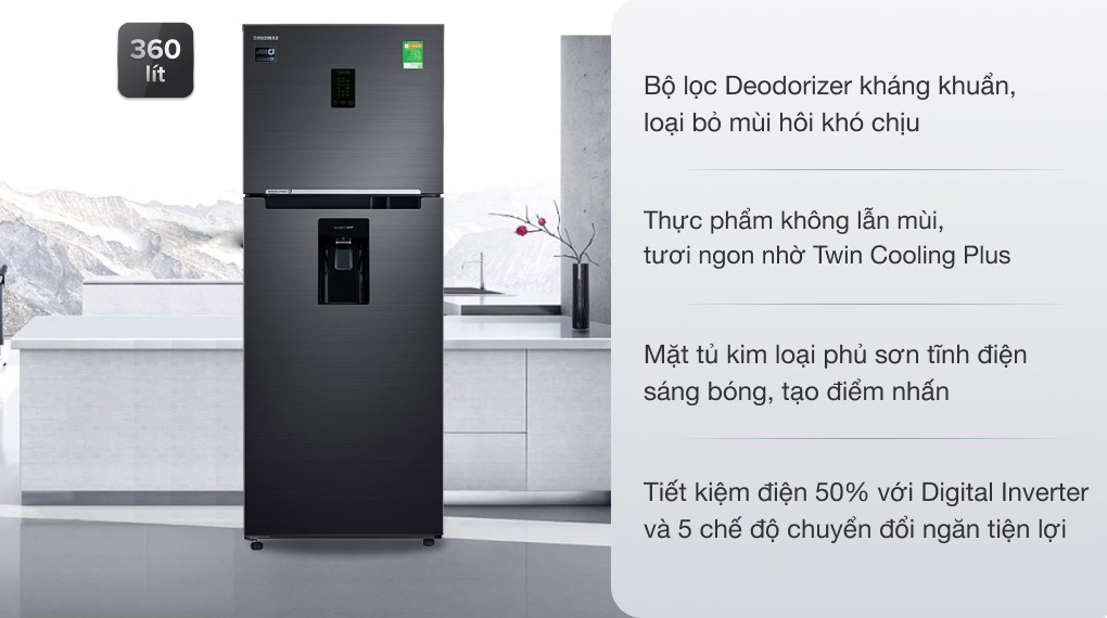 Tủ lạnh Samsung Inverter 360 lít RT35K5982BS/SV ( https://www.dienmayxanh.com › sam... ) 