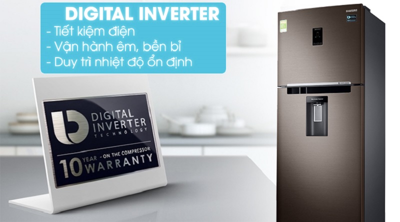 Tích hợp công nghệ Digital Inverter hiện đại - Tủ lạnh Samsung Inverter 380 lít RT38K5982DX/SV