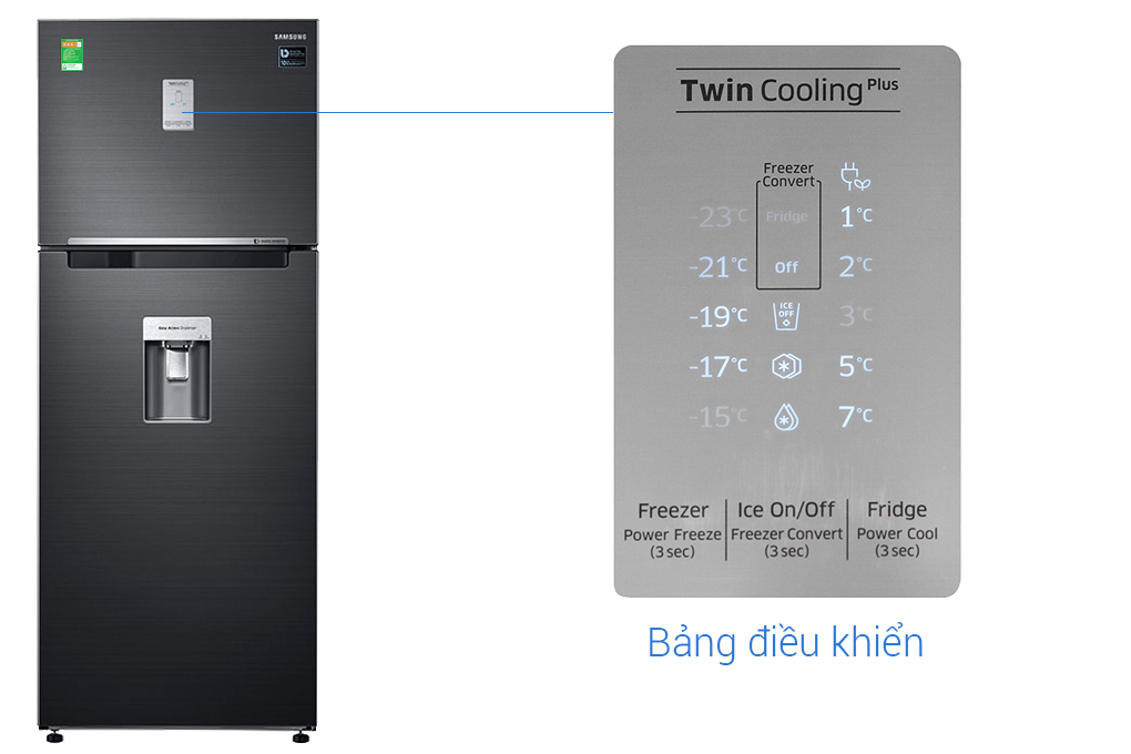 Tủ lạnh Samsung Inverter 451 lít RT46K6885BS/SV Màu Đen