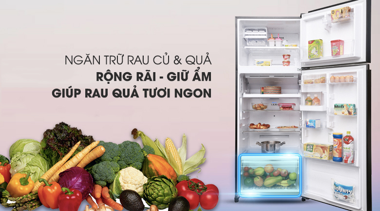 Tủ lạnh Toshiba Inverter 409 lít GR-AG46VPDZ XK