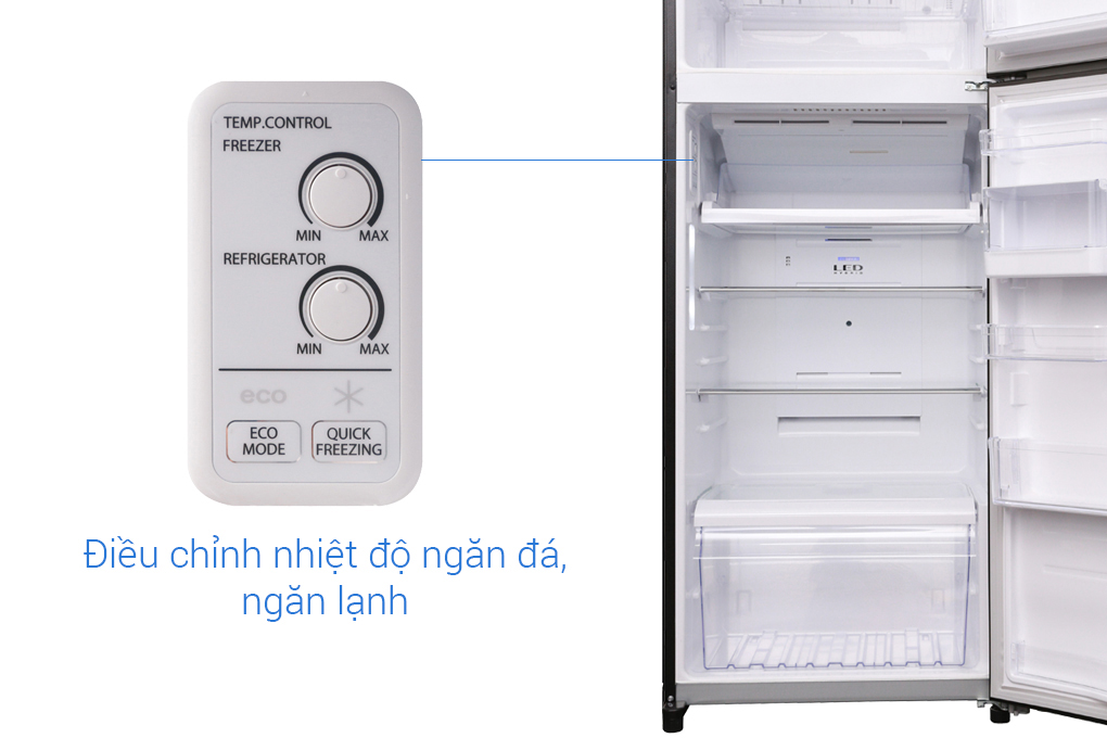 Tủ lạnh Toshiba Inverter 409 lít GR-AG46VPDZ XK Màu Đen