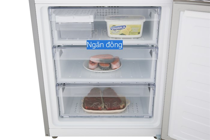 Tủ lạnh Beko Inverter 323 lít RCNT340I50VZX Màu Xám