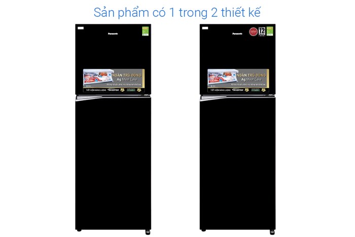 Tủ lạnh Panasonic Inverter 366 lít NR-BL389PKVN Màu Đen
