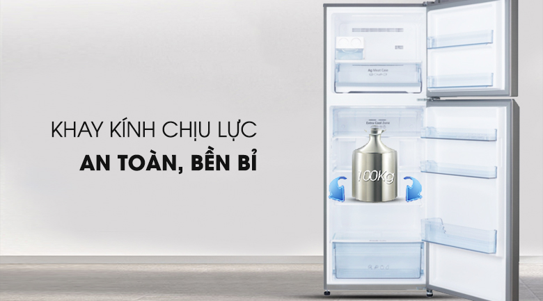 Khay chứa chịu lực an toàn - Tủ lạnh Panasonic Inverter 366 lít NR-BL389PSVN