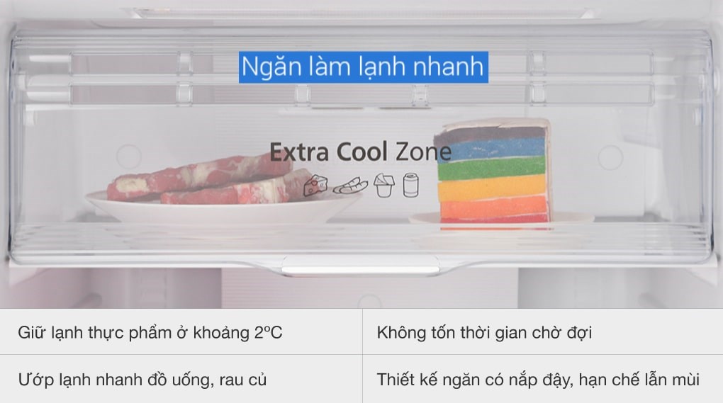 Tủ lạnh Panasonic Inverter 326 lít NR-BL359PKVN