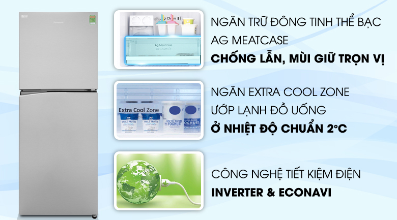 Tủ lạnh Panasonic Inverter 326 lít NR-BL359PSVN