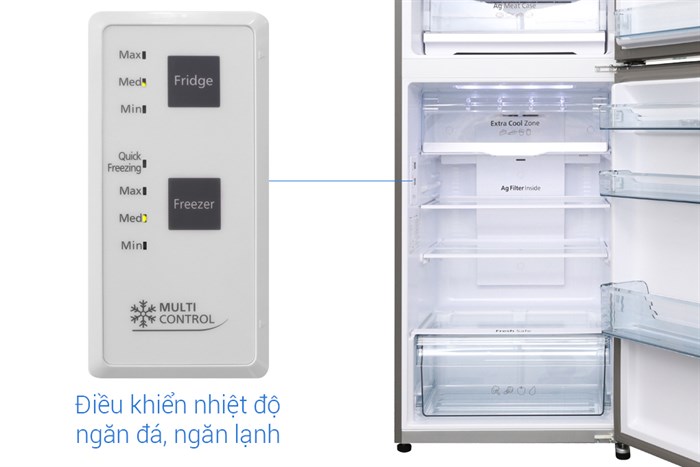 Tủ lạnh Panasonic Inverter 326 lít NR-BL359PSVN Màu Bạc