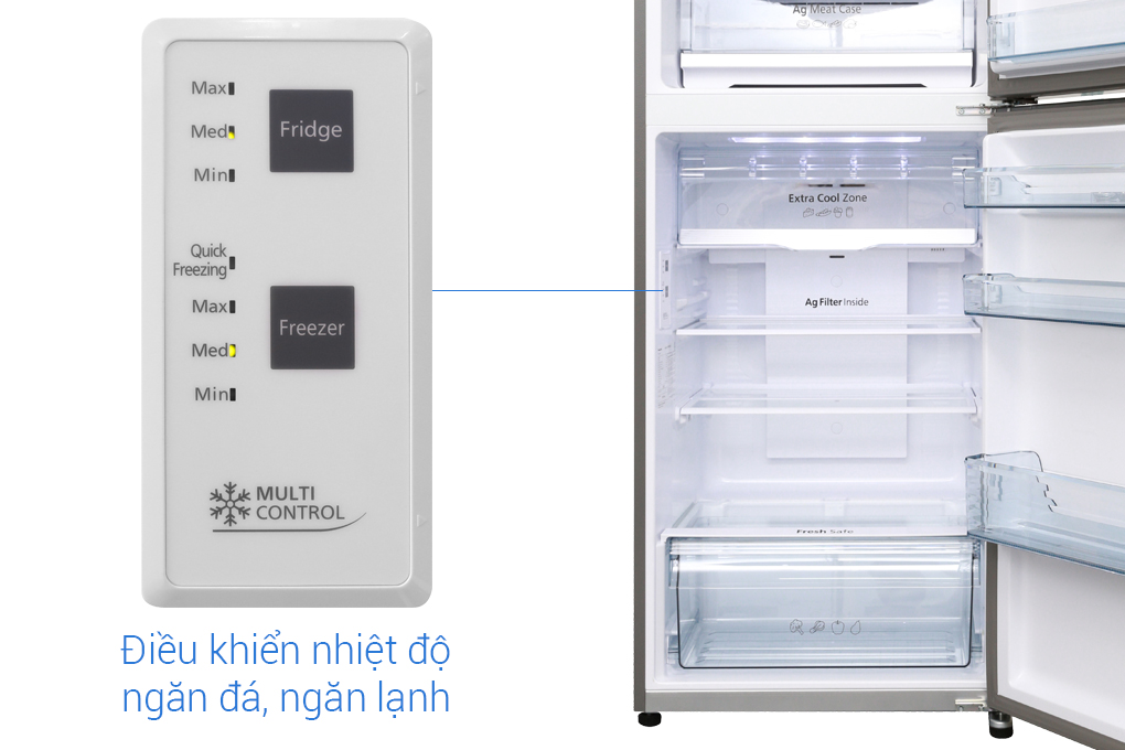 Tủ lạnh Panasonic Inverter 326 lít NR-BL359PSVN Màu Bạc