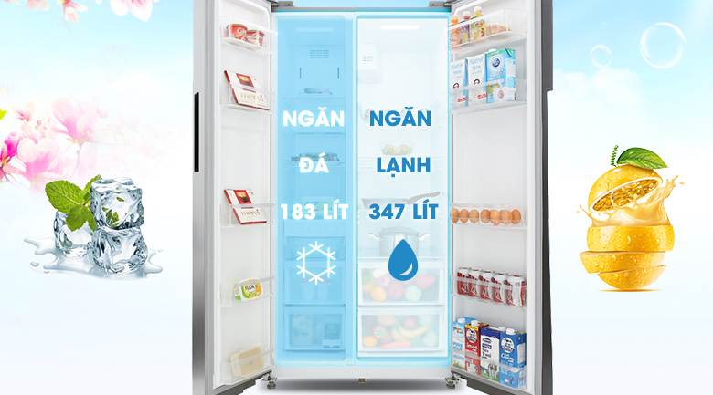 Tủ lạnh Midea Inverter 530 lít MRC-690SS