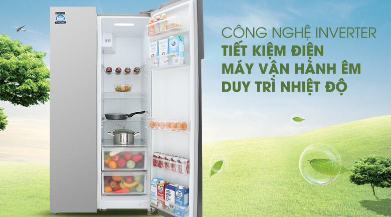 Tủ lạnh Midea Inverter 530 lít MRC-690SS