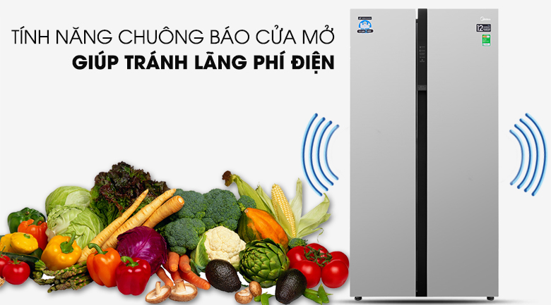 Tủ lạnh Midea Inverter 530 lít MRC-690SS