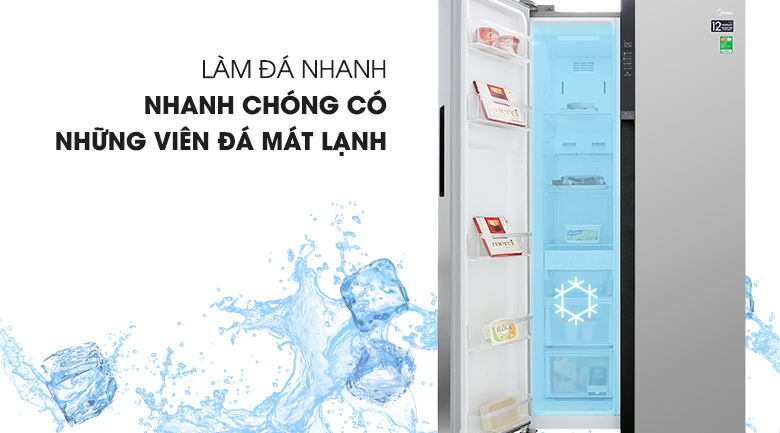 Tủ lạnh Midea Inverter 530 lít MRC-690SS