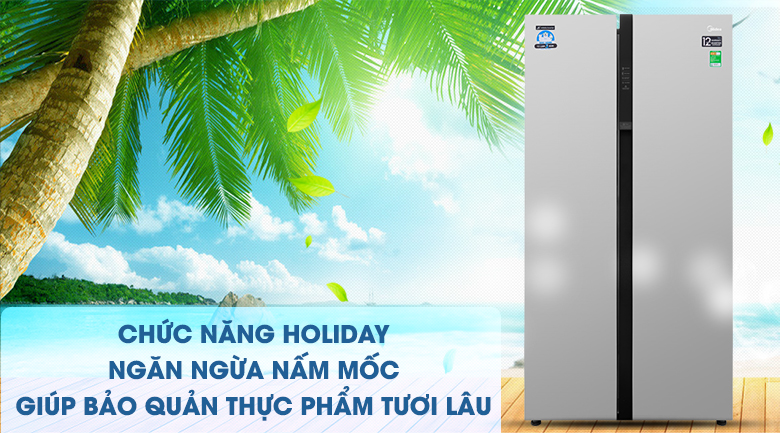 Tủ lạnh Midea Inverter 530 lít MRC-690SS