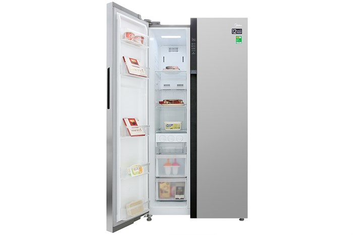Tủ lạnh Midea Inverter 530 lít MRC-690SS Màu Xám