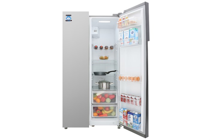 Tủ lạnh Midea Inverter 530 lít MRC-690SS Màu Xám