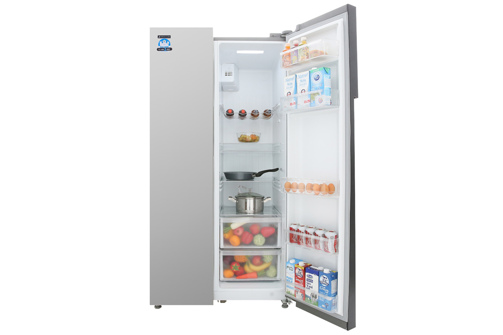 Tủ lạnh Midea Inverter 530 lít MRC-690SS Màu Xám