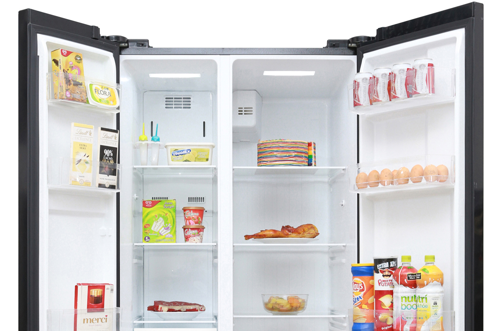 Tủ lạnh Midea Inverter 530 lít MRC-690GS Màu Đen