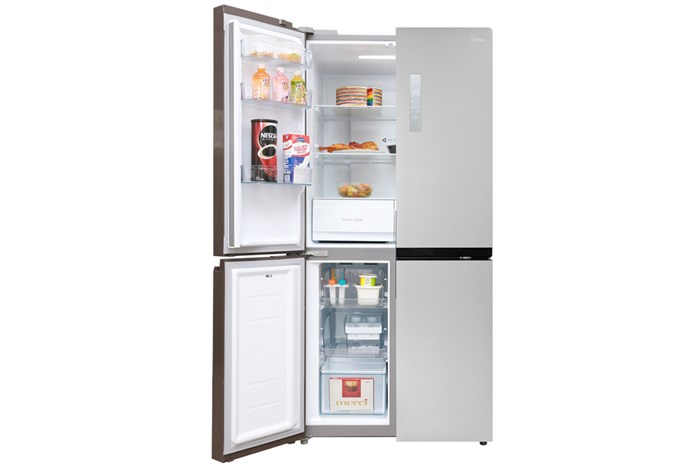 Tủ lạnh Midea Inverter 482 lít MRC-626FWEIS Màu Bạc