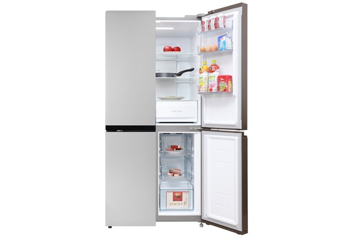 Tủ lạnh Midea Inverter 482 lít MRC-626FWEIS Màu Bạc