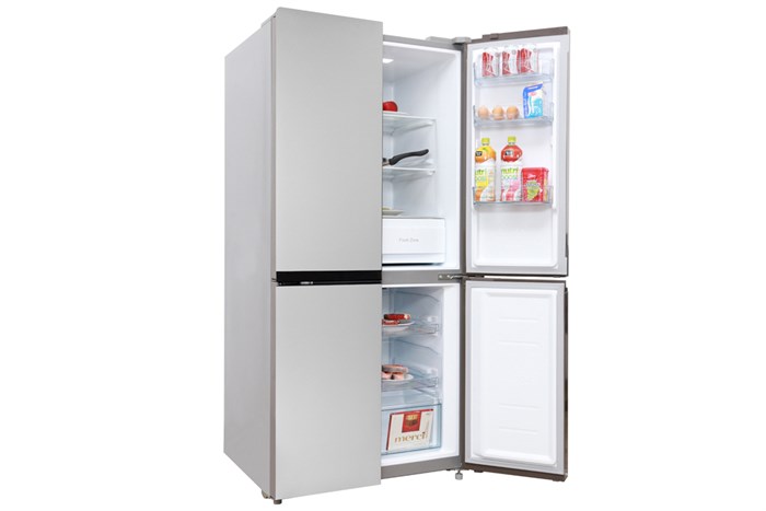 Tủ lạnh Midea Inverter 482 lít MRC-626FWEIS Màu Bạc