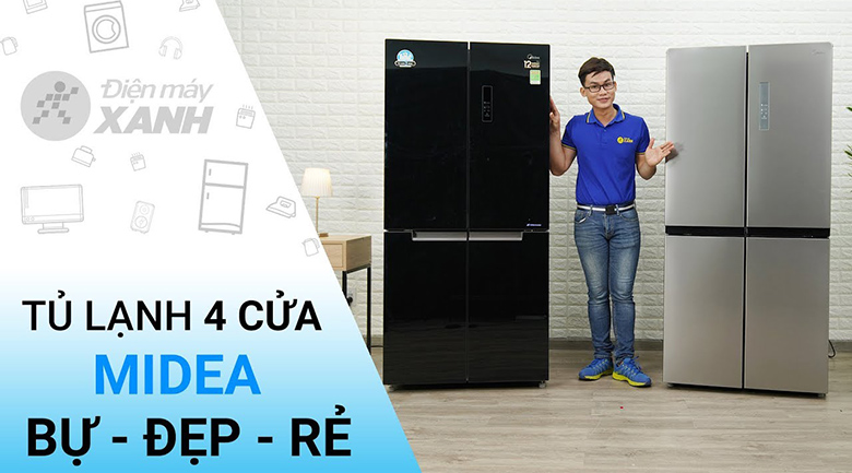 Tủ lạnh Midea Inverter 482 lít MRC-626FWEIS - G