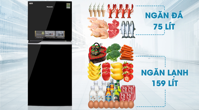 Tủ lạnh Panasonic Inverter 234 lít NR-BL267PKV1