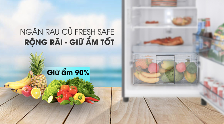ngăn rau quả rộng Tết này nên mua tủ lạnh nào phù hợp cho gia đình? > ngăn rau quả rộng