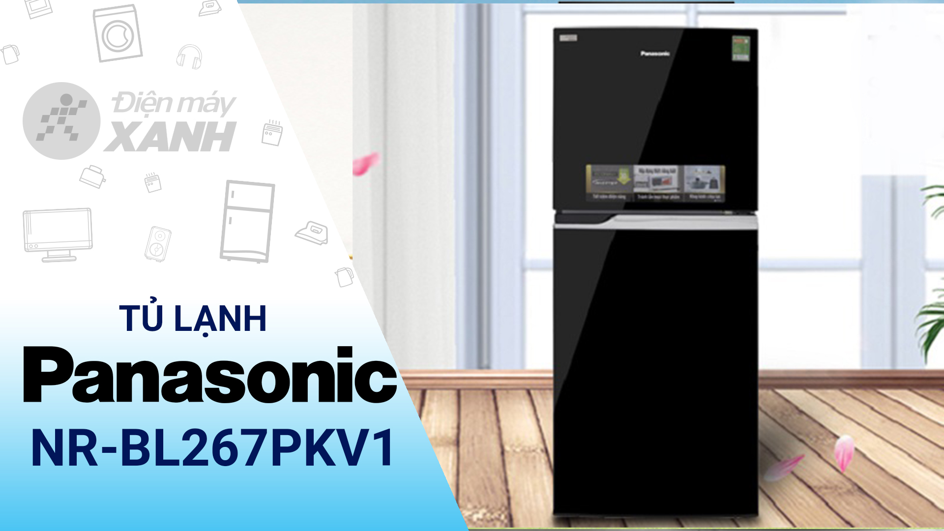 Tủ lạnh Panasonic Inverter 234 lít NR-BL267PKV1