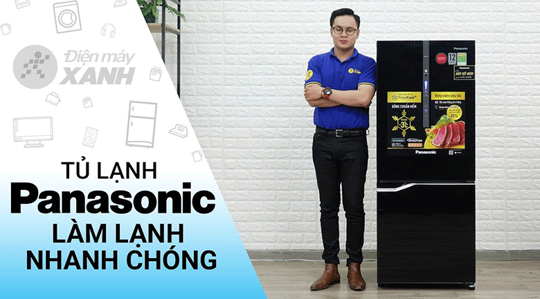 Tủ lạnh Panasonic Inverter 255 lít NR-BV288GKV2