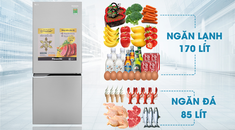 Tủ lạnh Panasonic Inverter 255 lít NR-BV289QSV2