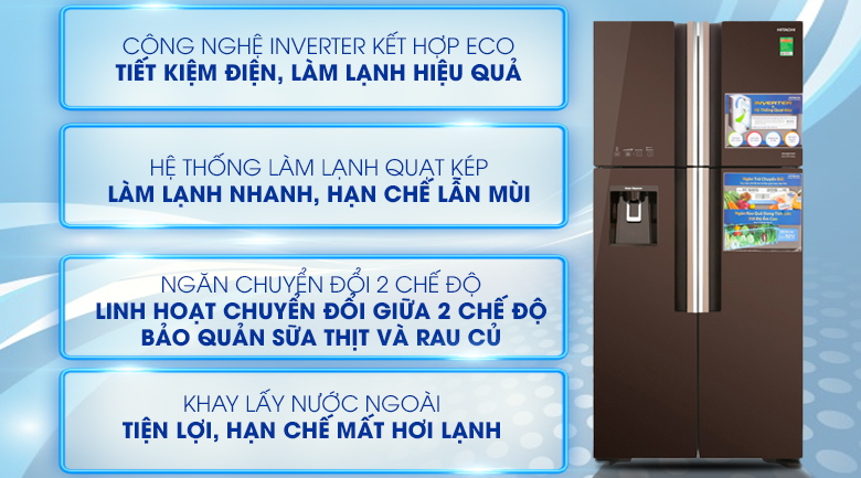 R-H350PGV7 : CÔNG TY TNHH ARCELIK HITACHI HOME APPLIANCES SALES VIỆT NAM |  Điện Gia Dụng