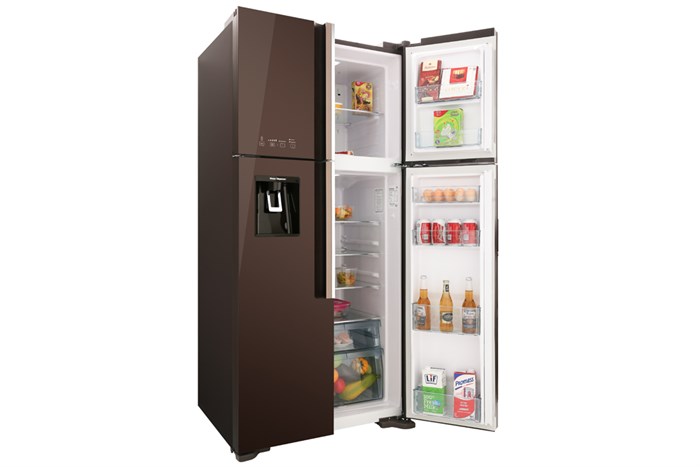 Tủ lạnh Hitachi Inverter 540 lít R-FW690PGV7 GBW Màu Nâu