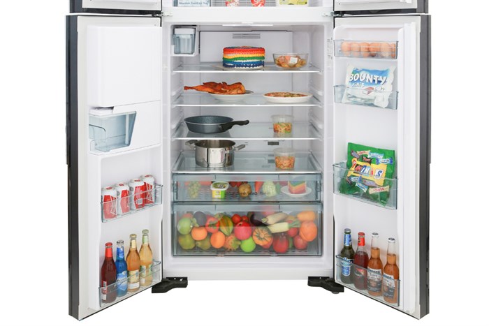 Tủ lạnh Hitachi Inverter 540 lít R-FW690PGV7X GBK Màu Đen