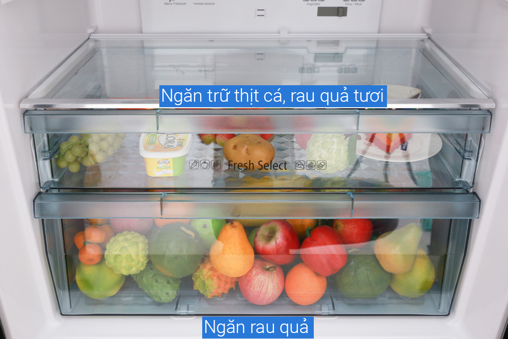 Tủ lạnh Hitachi Inverter 540 lít R-FW690PGV7X GBK Màu Đen
