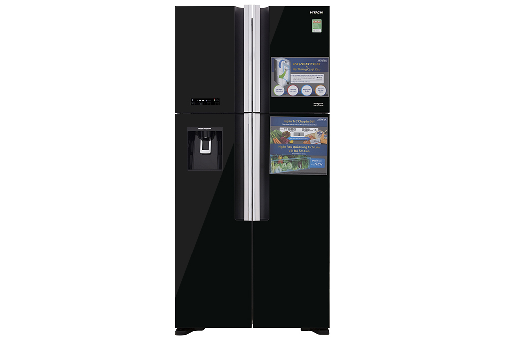 Tủ lạnh Hitachi Inverter 540 lít R-FW690PGV7X GBK Màu Đen