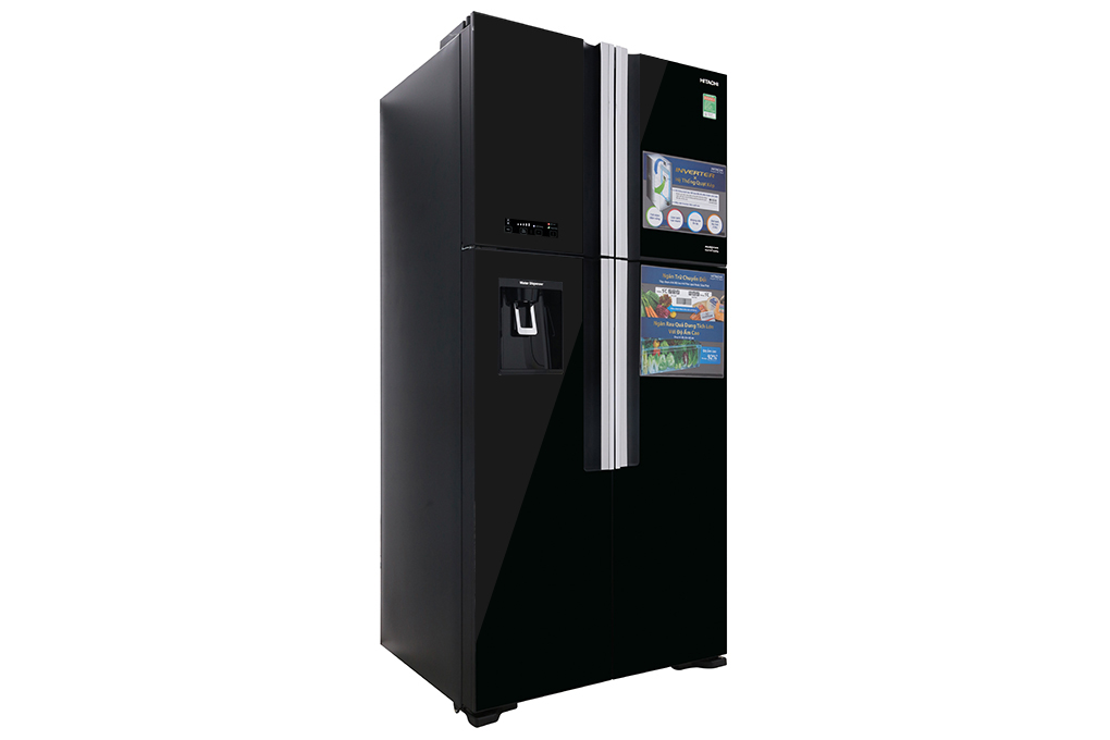 Tủ lạnh Hitachi Inverter 540 lít R-FW690PGV7X GBK Màu Đen